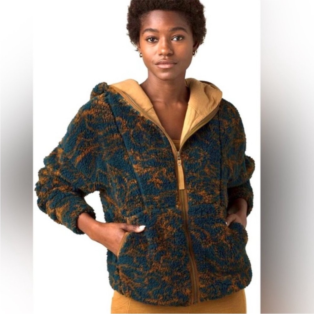 Prana Tan and Brown Jacket